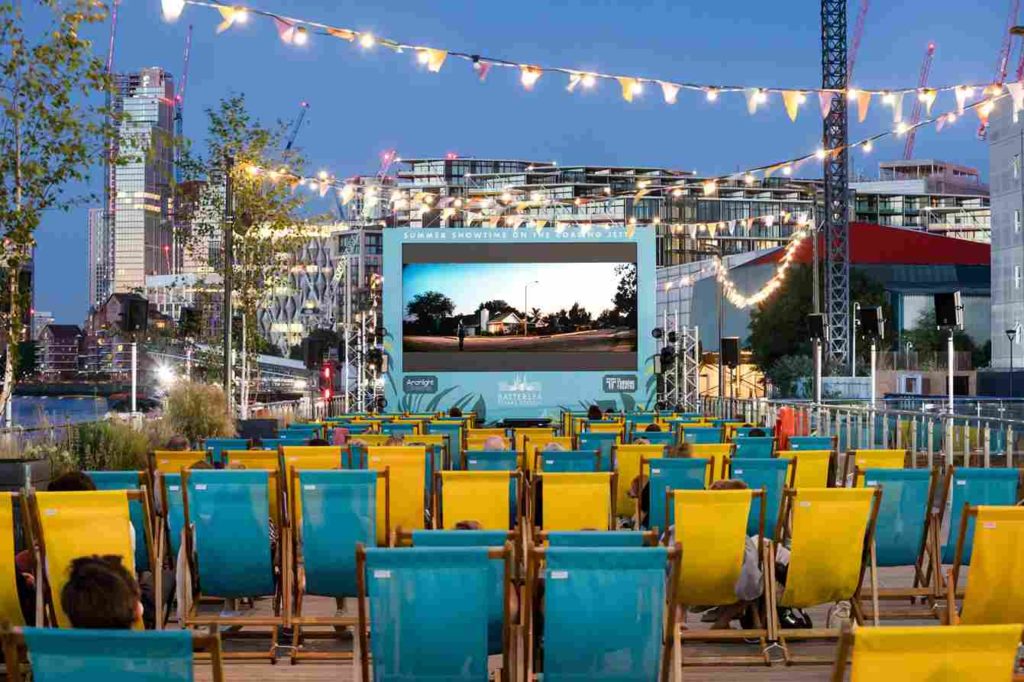 Battersea outdoor cinema: