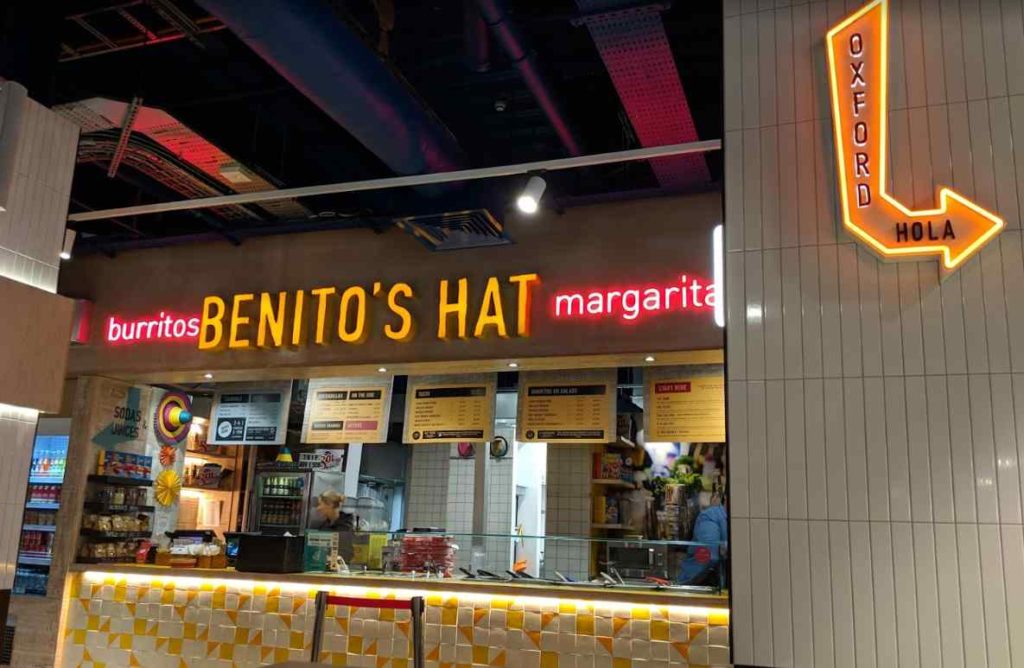Benito's Hat, Oxford Circus