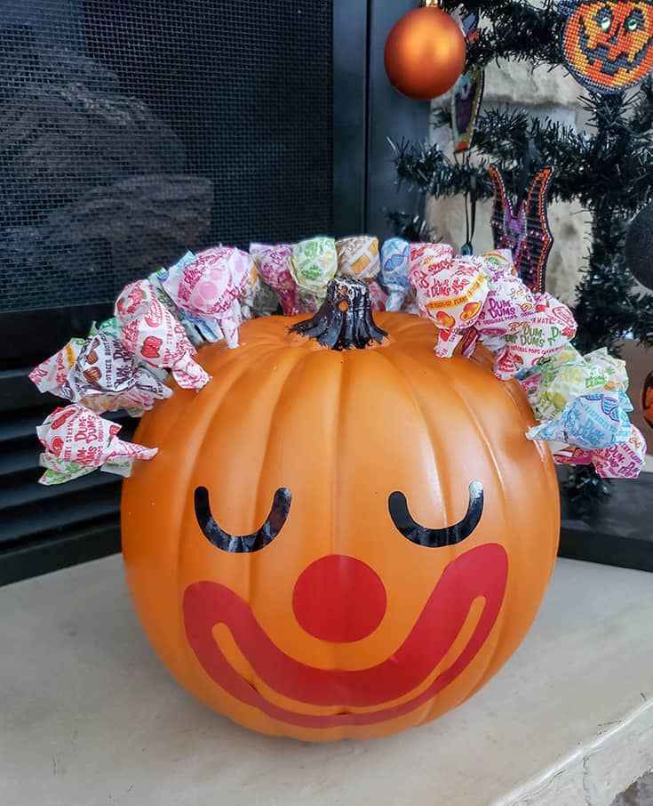 Lollipop Pumpkin Head. 