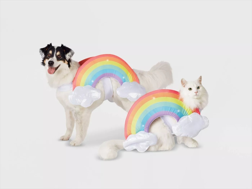 LED Rainbow Soft Brights Dogs Outfit 