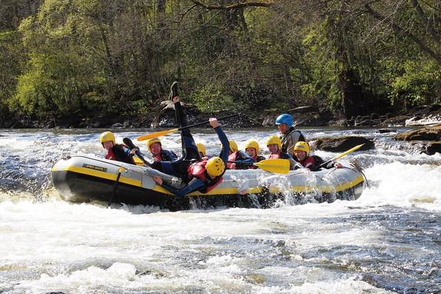 white water rafting